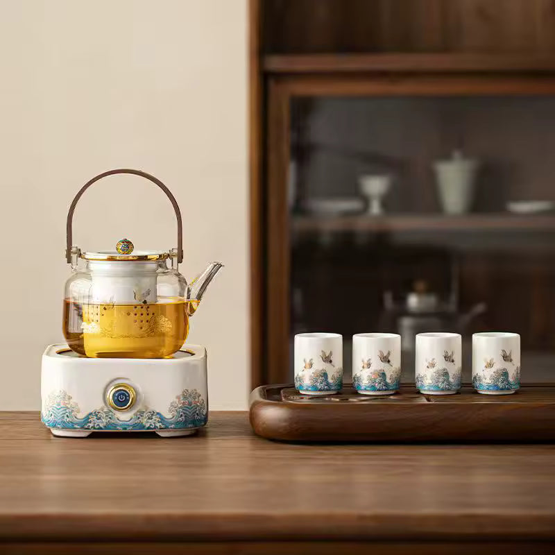 Electric Ceramic Stove Ceramic Tea Set Gift Box Ceramic Tea Set