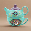 Ceramic TeaPot Set Tea Collectible Tea Accessories for Gifting or Home Use