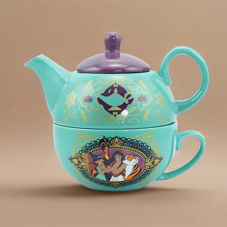 Ceramic TeaPot Set Tea Collectible Tea Accessories for Gifting or Home Use