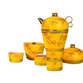 Luxury Handcrafted Cloisonne Enamel Tea Set Elegant Detachable Teapot Teacup Classic Heat-Resisting High-end Drinkware Gift Home