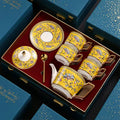 High-End Exquisite Porcelain Coffee Cup Tea Set Modern Design Heat Resistant 250mL Best Friend's Birthday Wedding Souvenir Gift