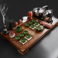 Hot Selling Wooden Tea Tray With Tea Set Gaiwan Teacup Commercial Gift Kongfu Tea Table Home and Office Use