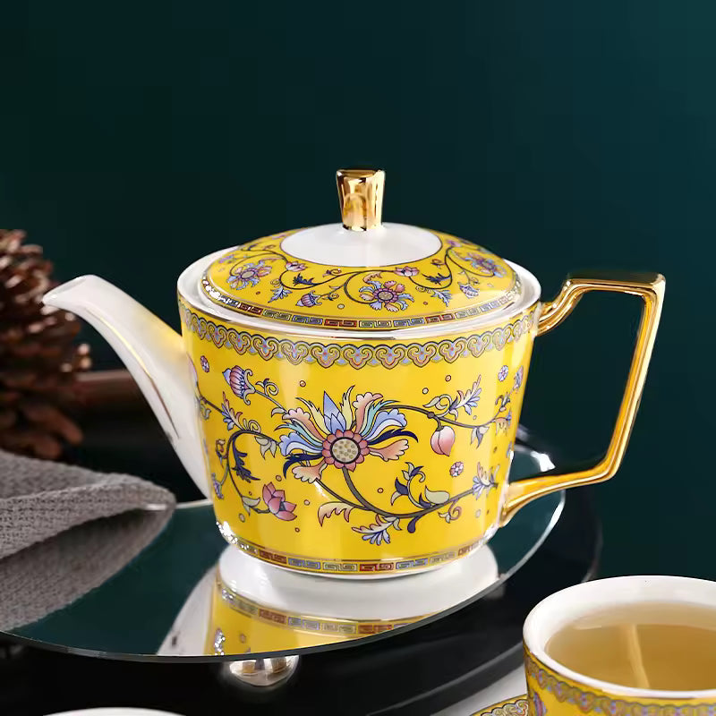 High-End Exquisite Porcelain Coffee Cup Tea Set Modern Design Heat Resistant 250mL Best Friend's Birthday Wedding Souvenir Gift