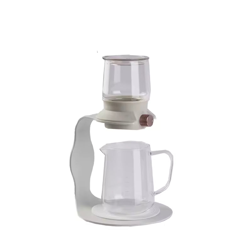 Model 350 Modern Business Glass Tea Set with Tea Water Separation Ice Drip Cold Brew Features