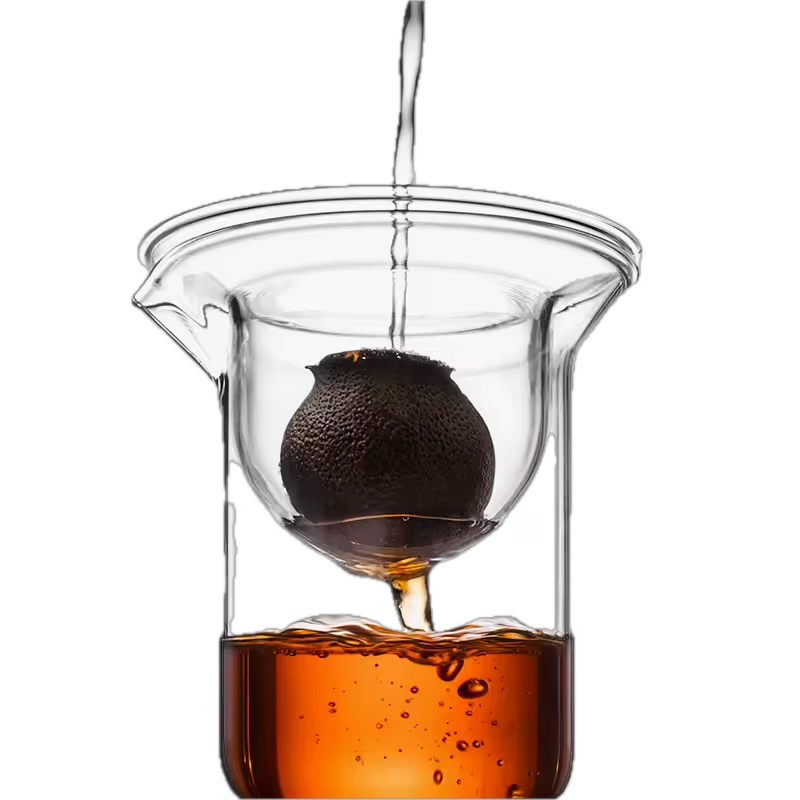 Eco-Friendly Personalized Style Travel Heat Resistant Glass Teapot Portable Tea Set for 1 Pot 3 Tea Cup