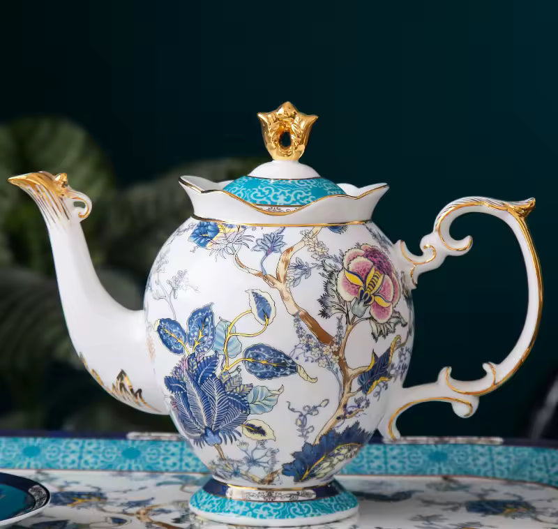 British Bone China Coffee Cup Afternoon Tea Set High-end Club Home Ceramic Cups and Plates