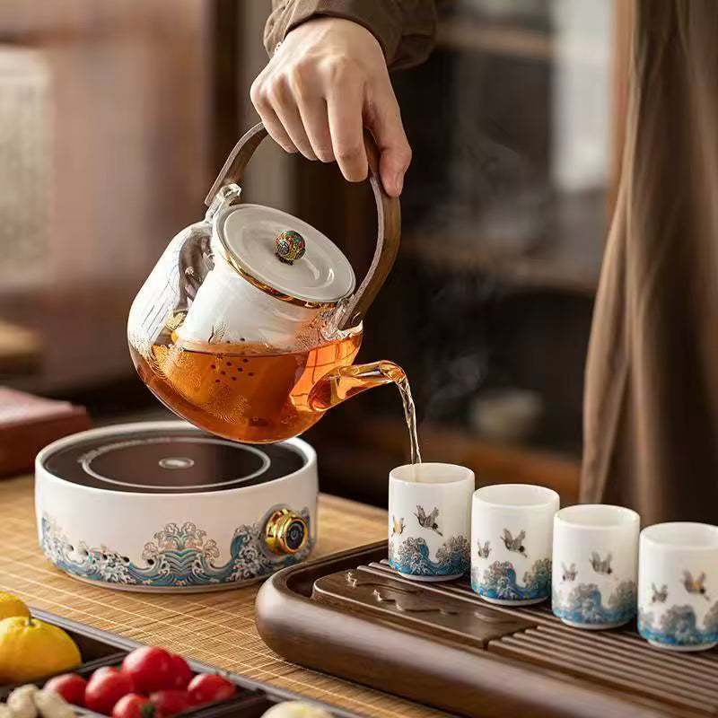 Electric Ceramic Stove Ceramic Tea Set Gift Box Ceramic Tea Set