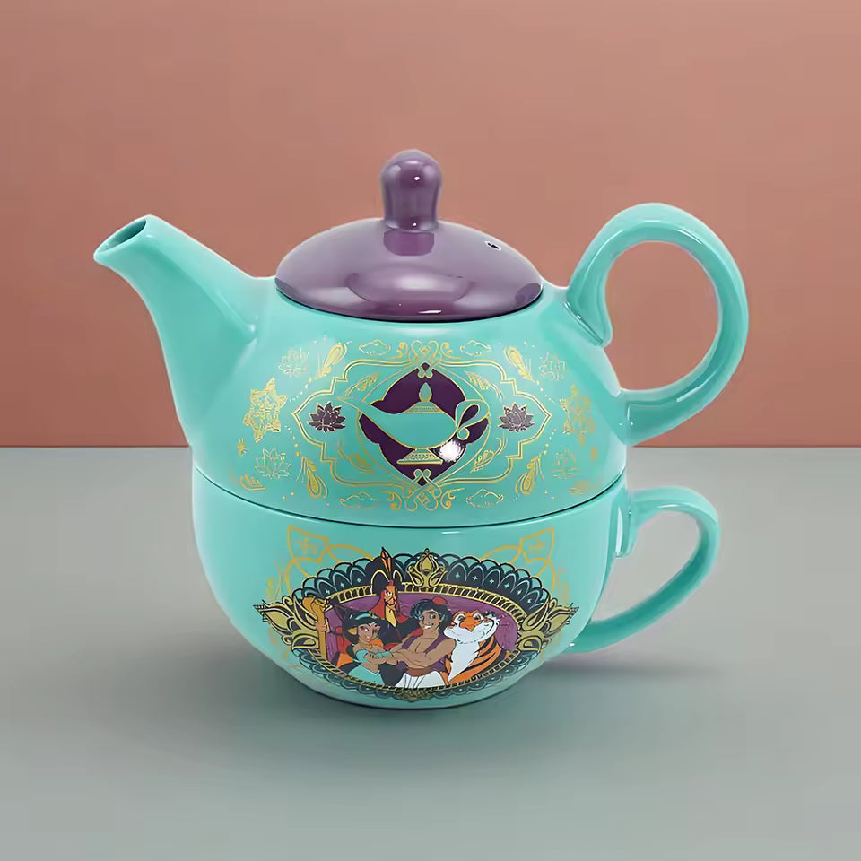 Ceramic TeaPot Set Tea Collectible Tea Accessories for Gifting or Home Use